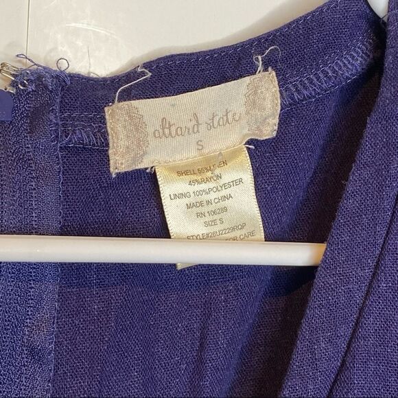 Altar'd state linem blend v neck Romper pleated S - Picture 6 of 7